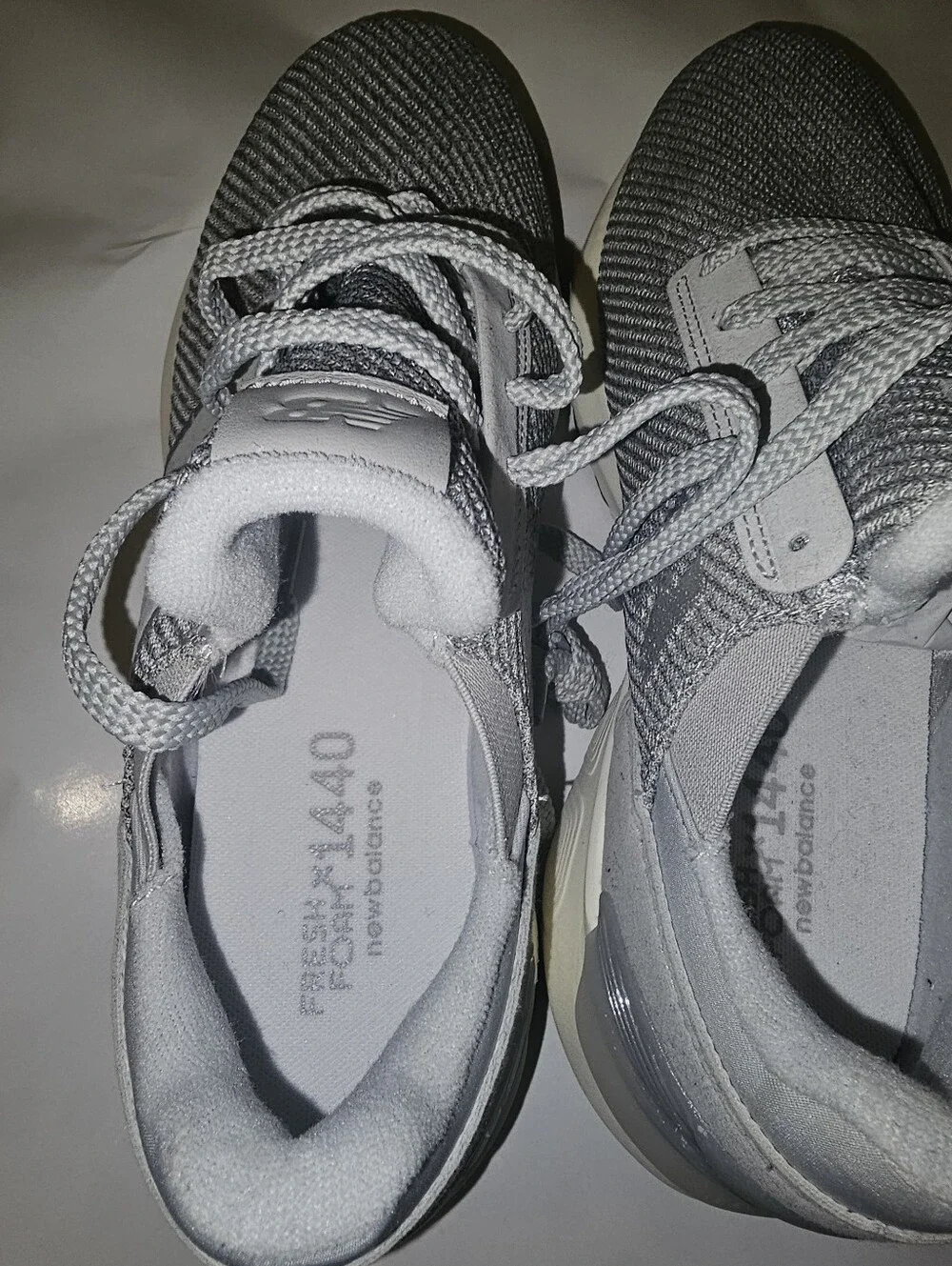 New Balance Fresh Foam X 1440 Men's Low Top Lace Up Wide Mesh Sneakers Gray